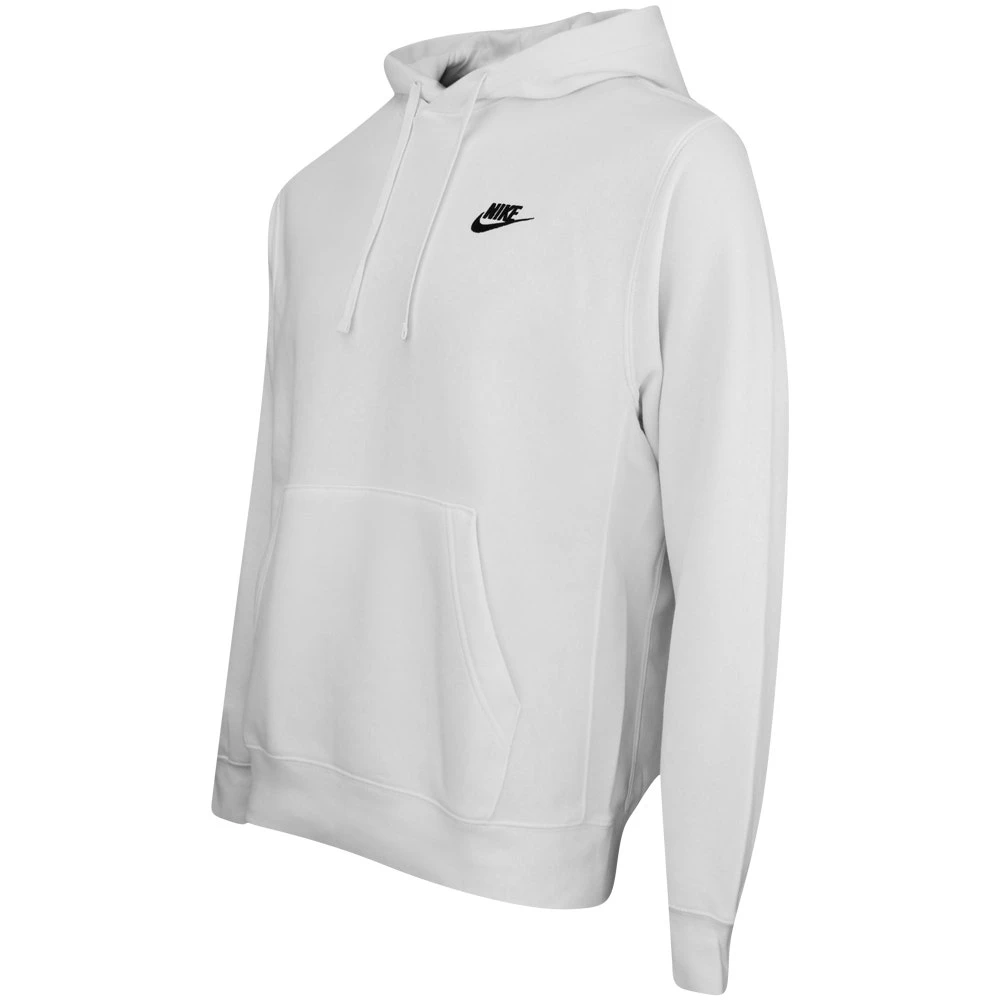 Nike Golf Hoodie - NSW Club Fleece Pullover - White FA23 4 Nike Golf Hoodie - NSW Club Fleece Pullover - White FA23 - Image 2