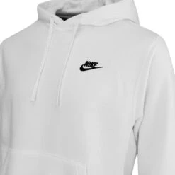 Nike Golf Hoodie - NSW Club Fleece Pullover - White FA23 15 Nike Golf Hoodie - NSW Club Fleece Pullover - White FA23 -Golf Fashion Shop nike golf hoodie nsw club fleece pullover white su23 bv2654 100 i