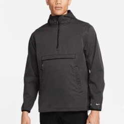 Nike Golf Jacket - NK Unscripted Repel Hoodie - Black FA23 -Golf Fashion Shop nike golf jacket nk unscripted repel hoodie black fa23 fb5452 010 125