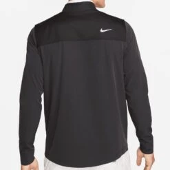 Nike Golf Jacket - Tour Essential Mix FZ - Black FA23 -Golf Fashion Shop nike golf jacket tour essential mix fz black sp23 dv1663 010 13