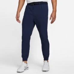 Nike Golf Trousers - NK Unscripted Cuffed Jogger - Midnight Navy FA23 -Golf Fashion Shop nike golf joggers navy detail 02