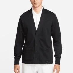 Nike Golf Jumper - NK DF Cardigan - Black FA23 16 Nike Golf Jumper - NK DF Cardigan - Black FA23 -Golf Fashion Shop nike golf jumper nk df cardigan black fa23 fb5464 010 117