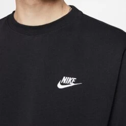 Nike Golf Jumper - NSW Club Fleece Crew Neck - Black FA23 18 Nike Golf Jumper - NSW Club Fleece Crew Neck - Black FA23 -Golf Fashion Shop nike golf jumper nsw club fleece crew neck black su23 bv2662 010 o