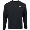 Nike Golf Jumper - NSW Club Fleece Crew Neck - Black FA23 1 Nike Golf Jumper - NSW Club Fleece Crew Neck - Black FA23 -Golf Fashion Shop nike golf jumper nsw club fleece crew neck black su23 bv2662 010 v