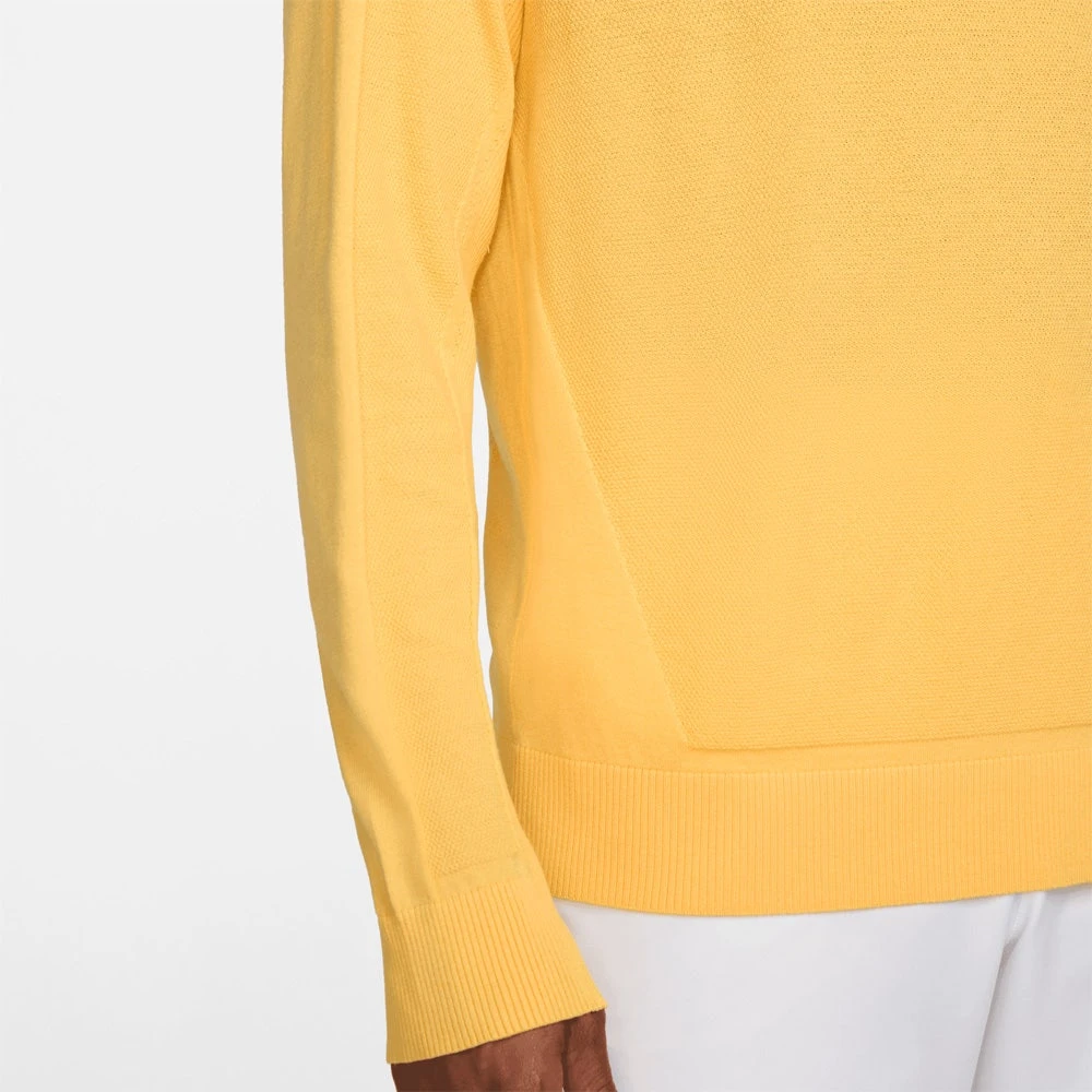 Nike Golf Jumper - TW Knit Crew Neck - Topaz Gold SU23 8 Nike Golf Jumper - TW Knit Crew Neck - Topaz Gold SU23 - Image 6