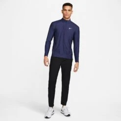 Nike Golf Pullover - NK DF ADV Tour Vapor - Midnight Navy FA23 -Golf Fashion Shop nike golf pullover nk df adv tour vapor midnight navy sp23 dr5281 410 21