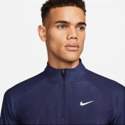 Nike Golf Pullover - NK DF ADV Tour Vapor - Midnight Navy FA23 -Golf Fashion Shop nike golf pullover nk df adv tour vapor midnight navy sp23 dr5281 410 23