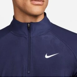 Nike Golf Pullover - NK DF ADV Tour Vapor - Midnight Navy FA23 -Golf Fashion Shop nike golf pullover nk df adv tour vapor midnight navy sp23 dr5281 410 31