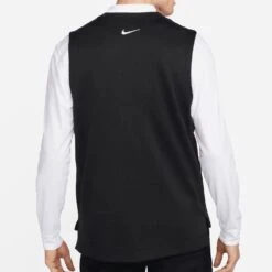 Nike Golf Pullover - NK DF Tour Slipover Vest - Black SU23 -Golf Fashion Shop nike golf pullover nk df tour slipover vest black su23 dr5289 010 106