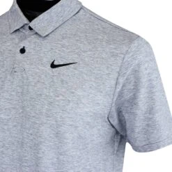 Nike Golf Shirt - NK DF Tour Heather Polo - Midnight Navy FA23 -Golf Fashion Shop nike golf shirt heather tour sp23 01o