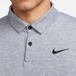 Nike Golf Shirt - NK DF Tour Heather Polo - Midnight Navy FA23 -Golf Fashion Shop nike golf shirt nk df tour heather polo midnight navy sp23 dv3123 410 162