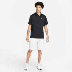 Nike Golf Shirt - NK DF Tour Solid Polo - Black FA23 18 Nike Golf Shirt - NK DF Tour Solid Polo - Black FA23 -Golf Fashion Shop nike golf shirt nk df tour solid polo black sp23 dr5298 010 d