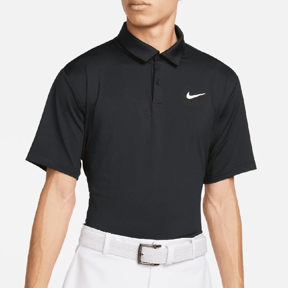 Nike Golf Shirt - NK DF Tour Solid Polo - Black FA23 7 Nike Golf Shirt - NK DF Tour Solid Polo - Black FA23 - Image 5