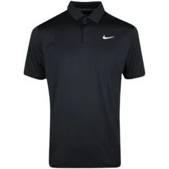 Nike Golf Shirt - NK DF Tour Solid Polo - Black FA23