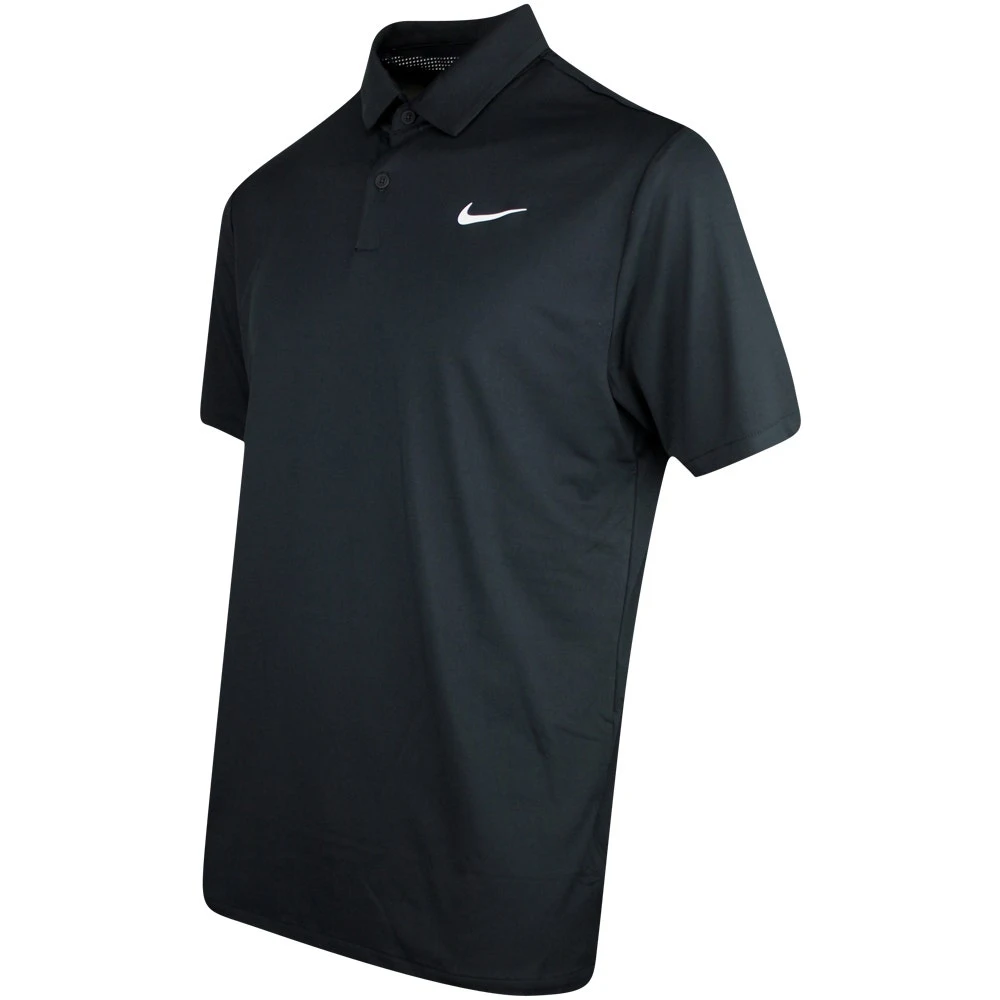 Nike Golf Shirt - NK DF Tour Solid Polo - Black FA23 4 Nike Golf Shirt - NK DF Tour Solid Polo - Black FA23 - Image 2