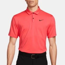 Nike Golf Shirt - NK DF Tour Solid Polo - Ember Glow FA23 16 Nike Golf Shirt - NK DF Tour Solid Polo - Ember Glow FA23 -Golf Fashion Shop nike golf shirt nk df tour solid polo ember glow fa23 dr5298 850 9