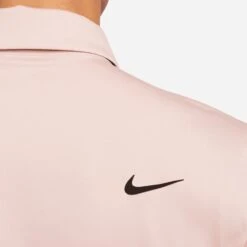 Nike Golf Shirt - NK DF Tour Solid Polo - Pink Oxford FA23 -Golf Fashion Shop nike golf shirt nk df tour solid polo pink oxford fa23 dr5298 601 5