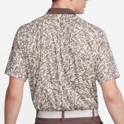 Nike Golf Shirt - NK DF Victory+ Print Polo - Coconut Milk SU23 -Golf Fashion Shop nike golf shirt nk df victory plus print polo coconut milk su23 dv8497 113 a