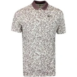 Nike Golf Shirt - NK DF Victory+ Print Polo - Coconut Milk SU23