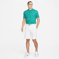 Nike Golf Shirt - Tiger Woods ADV Floral Polo - Geode Teal SU23 -Golf Fashion Shop nike golf shirt tiger woods adv floral polo geode teal su23 dx6092 381 125