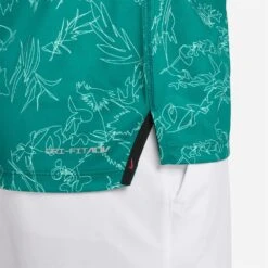 Nike Golf Shirt - Tiger Woods ADV Floral Polo - Geode Teal SU23 -Golf Fashion Shop nike golf shirt tiger woods adv floral polo geode teal su23 dx6092 381 127