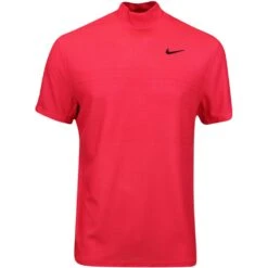 Nike Golf Shirt - Tiger Woods ADV Mock Neck - Ember Glow FA23