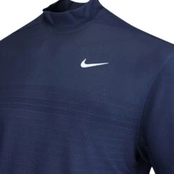 Nike Golf Shirt - Tiger Woods ADV Mock Neck - Midnight Navy FA23 -Golf Fashion Shop nike golf shirt tiger woods adv mock neck midnight navy fa23 dr5324 410 125