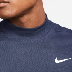 Nike Golf Shirt - Tiger Woods ADV Mock Neck - Midnight Navy FA23 -Golf Fashion Shop nike golf shirt tiger woods adv mock neck midnight navy fa23 dr5324 410 43