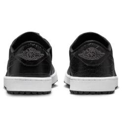 Nike Golf Shoes - Air Jordan 1 Low G - Black Croc SP23 -Golf Fashion Shop nike golf shoes air jordan 1 low g black croc sp23dd9315 003 a
