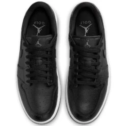 Nike Golf Shoes - Air Jordan 1 Low G - Black Croc SP23 -Golf Fashion Shop nike golf shoes air jordan 1 low g black croc sp23dd9315 003 c
