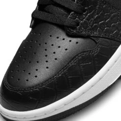 Nike Golf Shoes - Air Jordan 1 Low G - Black Croc SP23 -Golf Fashion Shop nike golf shoes air jordan 1 low g black croc sp23dd9315 003 h