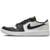 Nike Golf Shoes - Air Jordan 1 Low G - Black Volt SU23 -Golf Fashion Shop nike golf shoes air jordan 1 low g black volt su23 dd9315 108 e