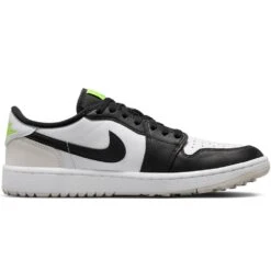 Nike Golf Shoes - Air Jordan 1 Low G - Black Volt SU23 -Golf Fashion Shop nike golf shoes air jordan 1 low g black volt su23 dd9315 108 f