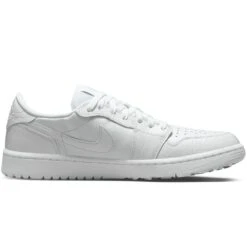 Nike Golf Shoes - Air Jordan 1 Low G - White Croc SP23 -Golf Fashion Shop nike golf shoes air jordan 1 low g white croc sp23dd9315 110 f