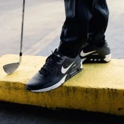 Nike Golf Shoes - Air Max 90 G - Black 2023 -Golf Fashion Shop nike golf shoes air max 9 model 02