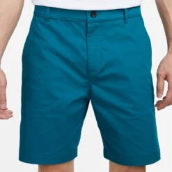 Nike Golf Shorts - NK UV Chino 9" - Geode Teal SU23 -Golf Fashion Shop nike golf shorts uv chino geode teal 02