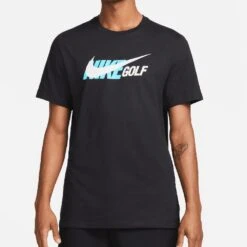 Nike Golf T-Shirt - Tee Golf 1 - Black SP23 -Golf Fashion Shop nike golf t shirt tee golf 1 black sp23 dz2643 010 b