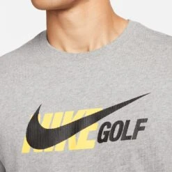 Nike Golf T-Shirt - Tee Golf 1 - Dk Grey Heather SP23 -Golf Fashion Shop nike golf t shirt tee golf 1 dk grey heather sp23 dz2643 063 b