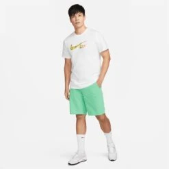 Nike Golf T-Shirt - Tee Swoosh Golf - White FA23 -Golf Fashion Shop nike golf t shirt tee swoosh golf white su23 fd0035 100 79