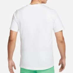 Nike Golf T-Shirt - Tee Swoosh Golf - White FA23 -Golf Fashion Shop nike golf t shirt tee swoosh golf white su23 fd0035 100 82