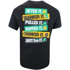 Nike Golf T-Shirt - Verbiage Golf Tee - Black FA23 -Golf Fashion Shop nike golf t shirt verbiage golf tee black fa23 image 196