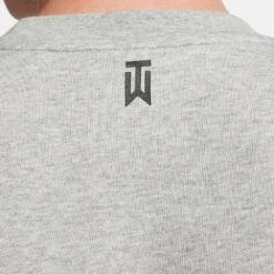 Nike Golf Jumper - Frank Crew Neck Sweater - Grey NRG SP23 -Golf Fashion Shop nike golf tiger woods frank crew neck sweater ho22 01a