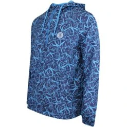 Golf Fashion Shop -Golf Fashion Shop original penguin golf jacket trademark printed hoodie black iris aw23 ogwfd026 417 22