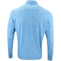 Original Penguin Golf Pullover - Ltwt Heritage QZ - Med. Blue AW23 -Golf Fashion Shop original penguin golf pullover ltwt heritage qz med. blue aw23 ogkfd022 416 28