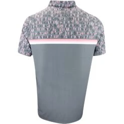 Original Penguin Golf Shirt - Broken Tees Polo - Quiet Shade AW23 -Golf Fashion Shop original penguin golf shirt broken tees polo quiet shade aw23 ogkfd033 039 92