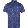 Original Penguin Golf Shirt - PITP Print - Astral Night SS23 2 Original Penguin Golf Shirt - PITP Print - Astral Night SS23 -Golf Fashion Shop original penguin golf shirt pitp print astral night ss23 ogksd016 401 a