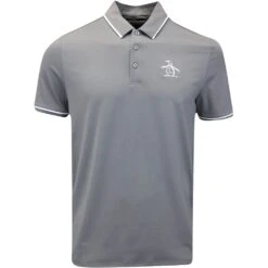 Original Penguin Golf Shirt - Tour Heritage Polo - Quiet Shade AW23