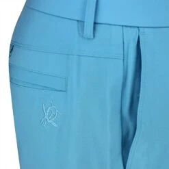 Original Penguin Golf Shorts - Embroidered Pete - Aquarius SS23 -Golf Fashion Shop original penguin golf shorts space dye pete aquarius ss23 ogbsd009 476 75