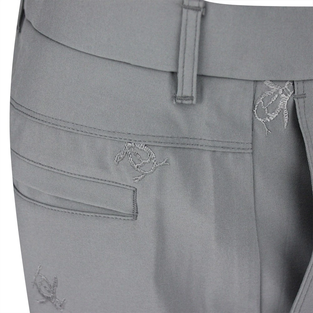 Original Penguin Golf Shorts - Embroidered Pete - Quiet Shade AW23 6 Original Penguin Golf Shorts - Embroidered Pete - Quiet Shade AW23 - Image 4