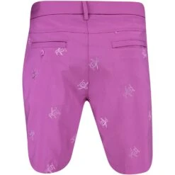 Original Penguin Golf Shorts - Embroidered Pete - Rose Bouquet SS23 -Golf Fashion Shop original penguin golf shorts space dye pete rose bouquet ss23 ogbsd009 675 70
